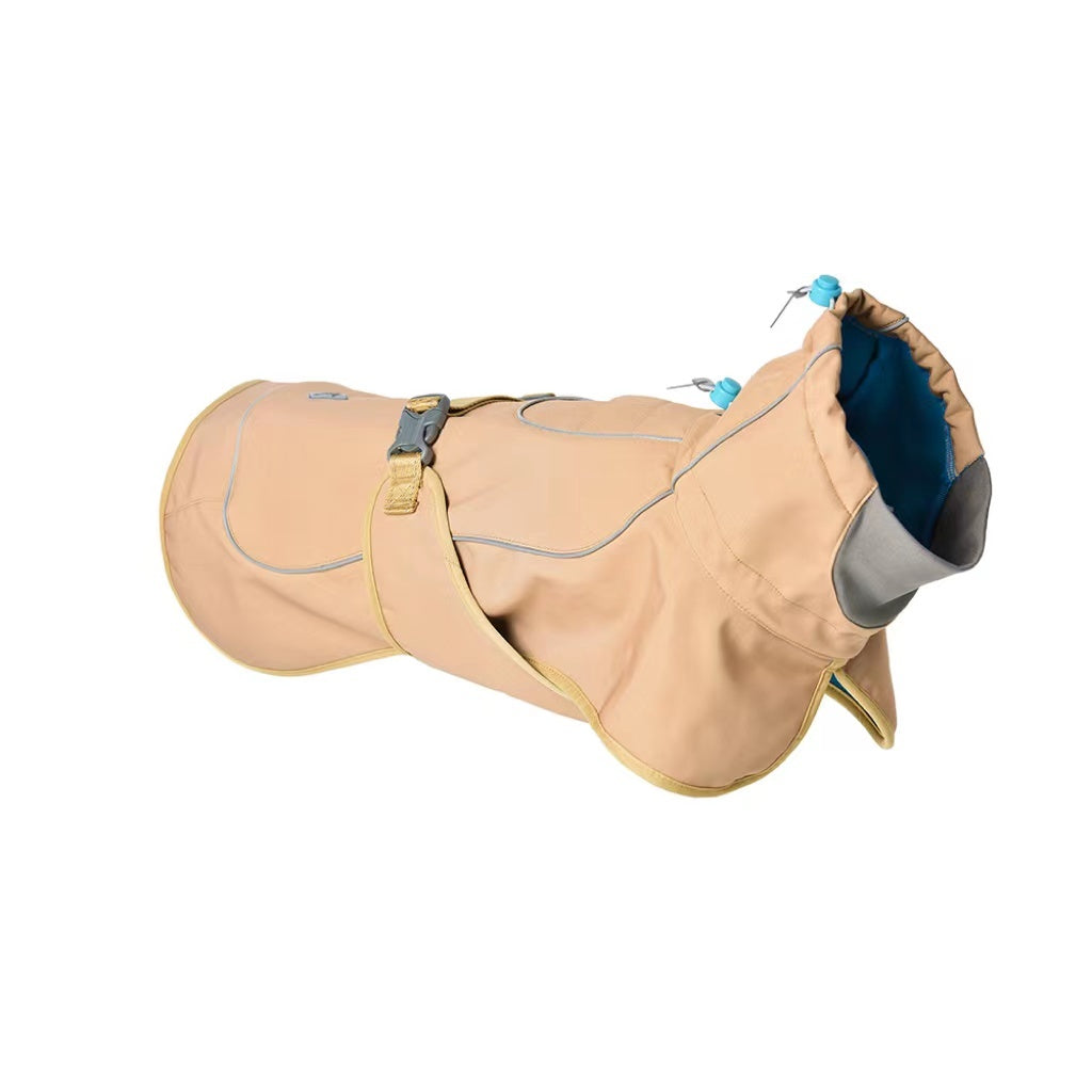 Basil Green Soft Shell Dog Jacket - Outdoor Adventure Coat