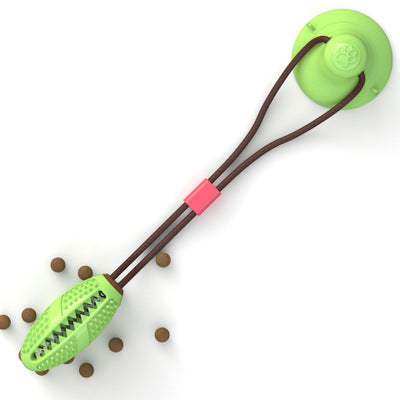Silicon Suction Cup Dog Toy - Interactive Tug Chew Ball