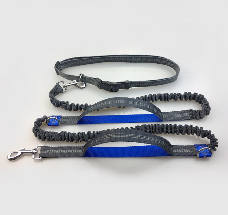 Elastic Hands-Free Dog Leash - Reflective Running Belt
