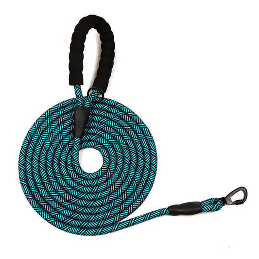 Long 4.5m Dog Leash - Durable Nylon Traction Belt - TailTastic Store