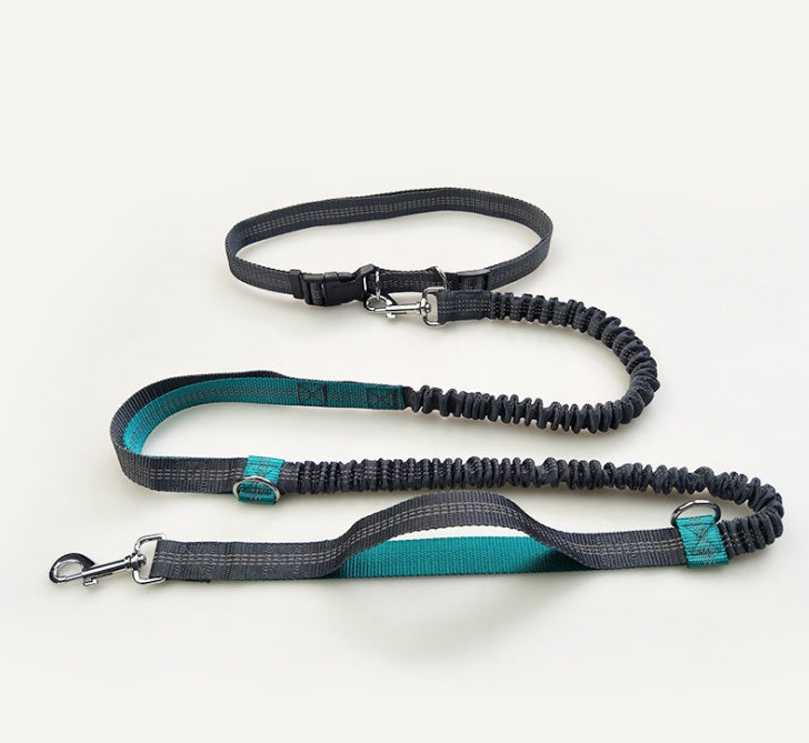 Elastic Hands-Free Dog Leash - Reflective Running Belt