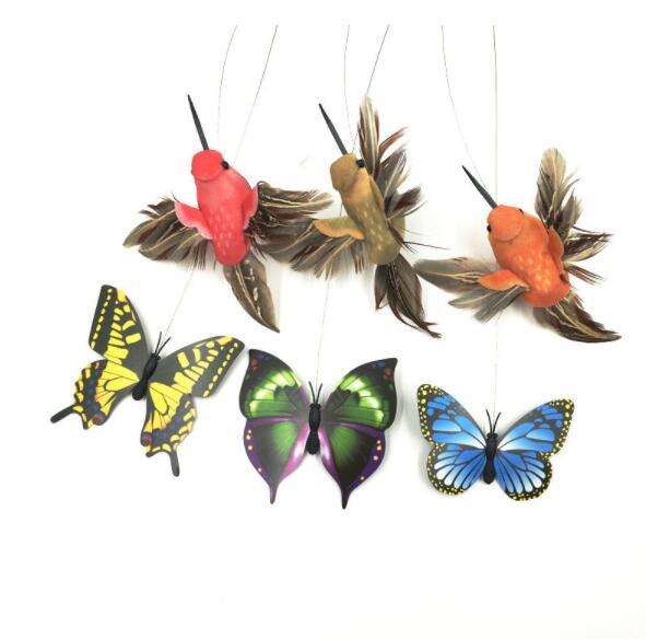 Interactive Rotating Butterfly Cat Toy - Battery Fun