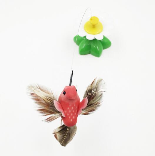 Interactive Rotating Butterfly Cat Toy - Battery Fun