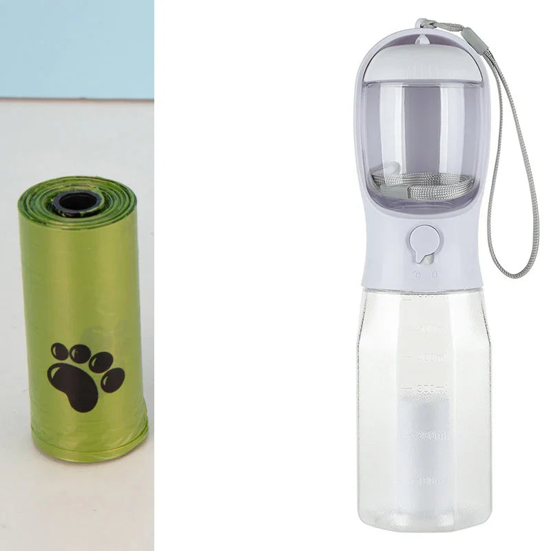 Multifunction Pet Travel Bottle - Portable Water Dispenser - TailTastic Store