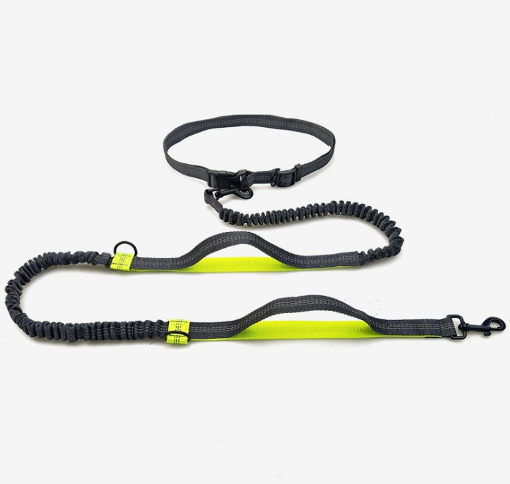 Elastic Hands-Free Dog Leash - Reflective Running Belt