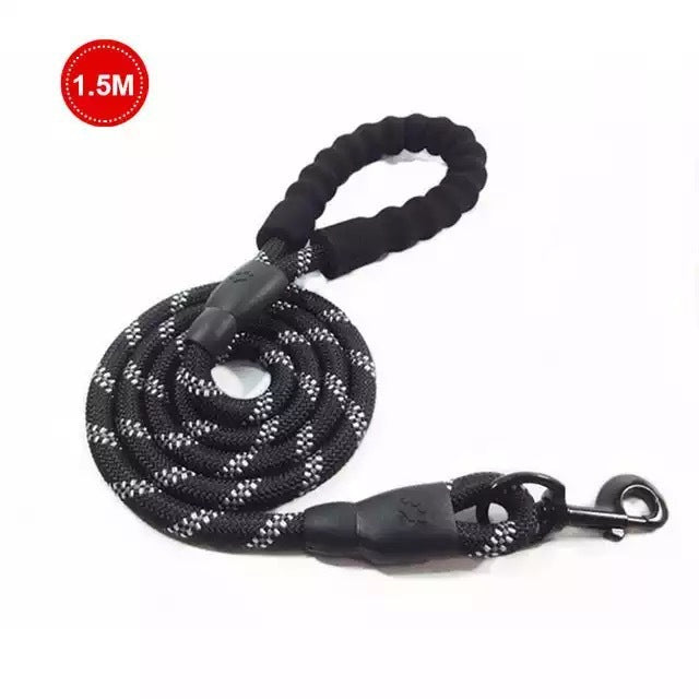 Reflective 1.5m Dog Walking Leash - Padded Handle