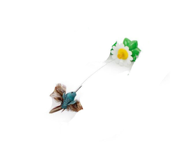 Interactive Rotating Butterfly Cat Toy - Battery Fun