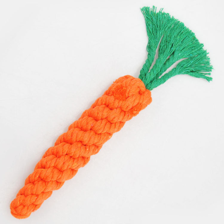 Animal Plush Squeaky Pet Toy - Corduroy Chew Fun