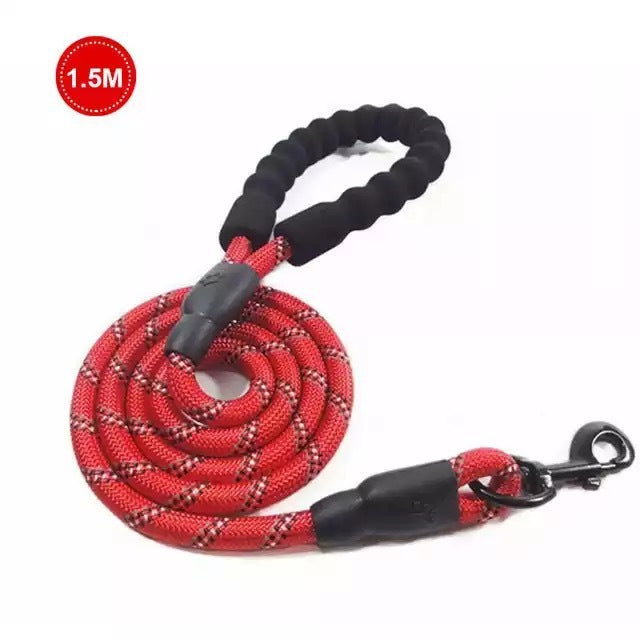 Reflective 1.5m Dog Walking Leash - Padded Handle