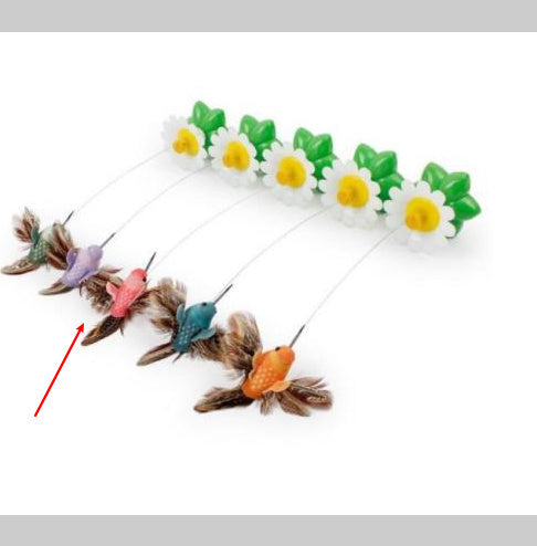 Interactive Rotating Butterfly Cat Toy - Battery Fun
