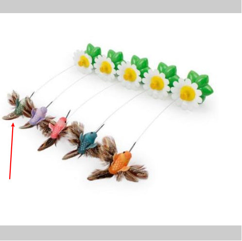 Interactive Rotating Butterfly Cat Toy - Battery Fun