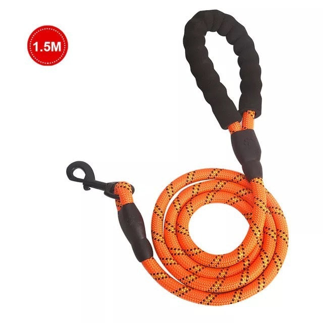 Reflective 1.5m Dog Walking Leash - Padded Handle