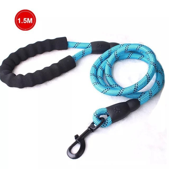 Reflective 1.5m Dog Walking Leash - Padded Handle