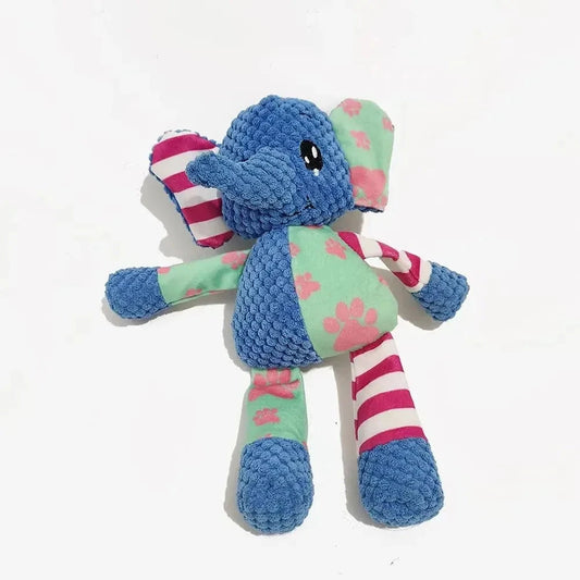 Interactive Plush Teething Toy for Dogs & Cats, Bite‑Resistant, Squeaky, Cute Animal Design Dog toys TailTastic Store