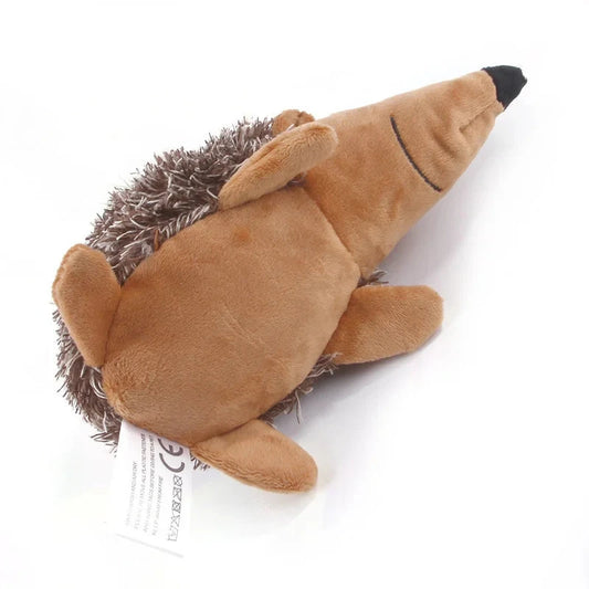 Plush Hedgehog Sound Toy - Interactive Chew & Teeth‑Cleaning Toy for Dogs & Cats Dog toys TailTastic Store