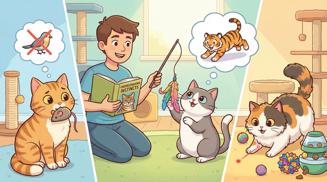 Cat Owner trying to explain to cat what is good and not good.