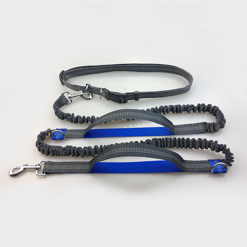 Elastic Hands-Free Dog Leash - Reflective Running Belt