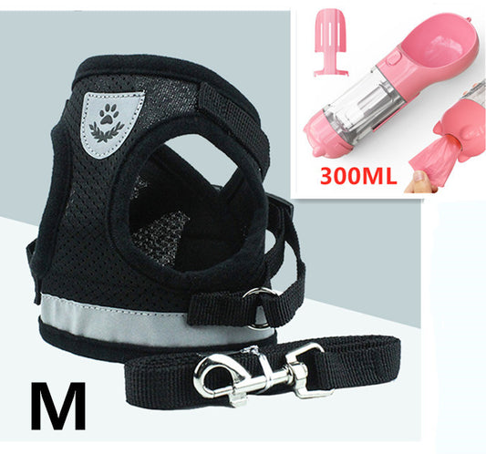 Breathable Reflective Cat Harness & Leash Set