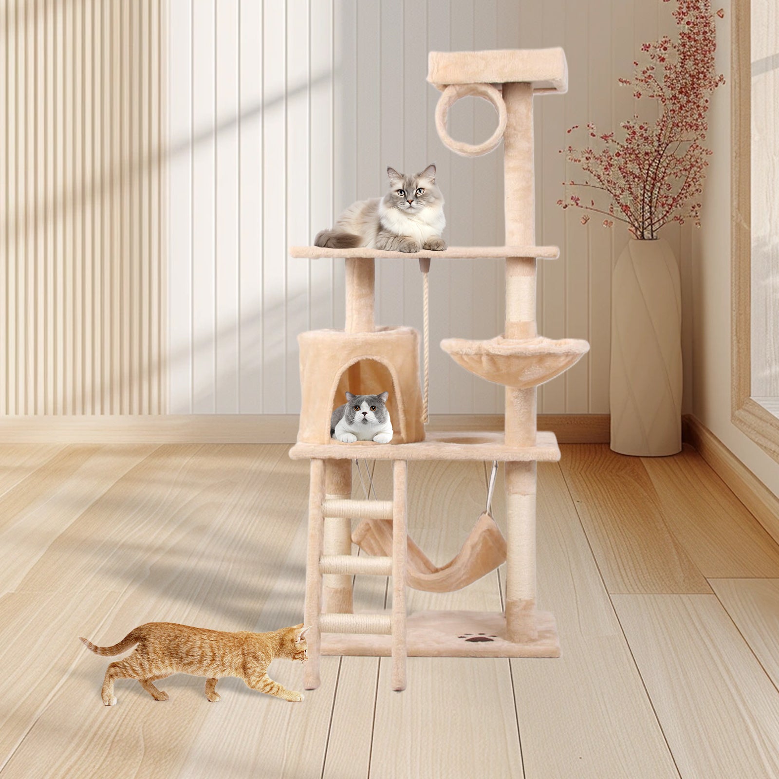 Cat Climbing Frame – Multi-Level Cat Tree - TailTastic Store