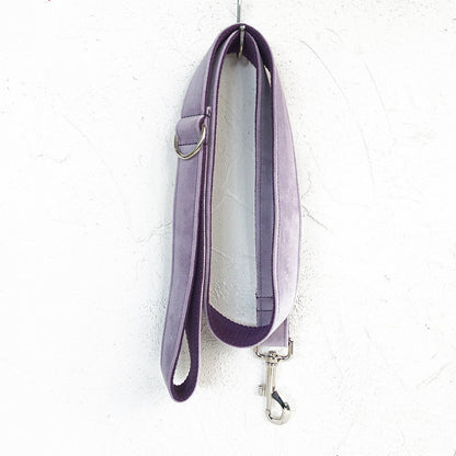 Purple Dog Collar Set | Adjustable Leash & Bow Tie | Quality Pet Accessories