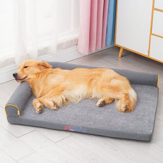 Washable Dog Bed - Soft, Stylish, and Built for Comfort