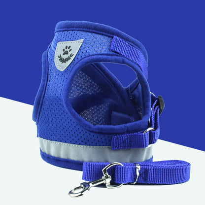 Breathable Reflective Cat Harness & Leash Set
