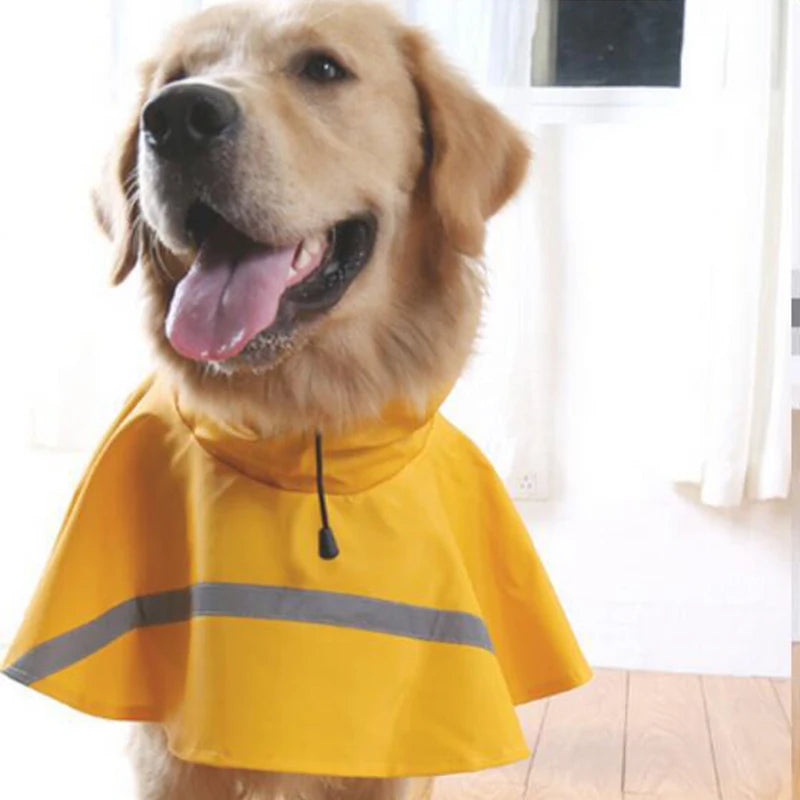 Waterproof Large Dog Raincoat - Wind‑Proof Outdoor Jacket