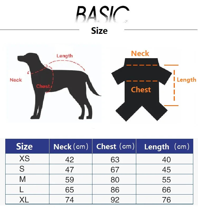 Fleece Dog Jacket – Autumn Winter Reflective Coat for Large Dogs