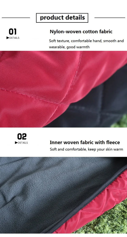 Fleece Dog Jacket – Autumn Winter Reflective Coat for Large Dogs