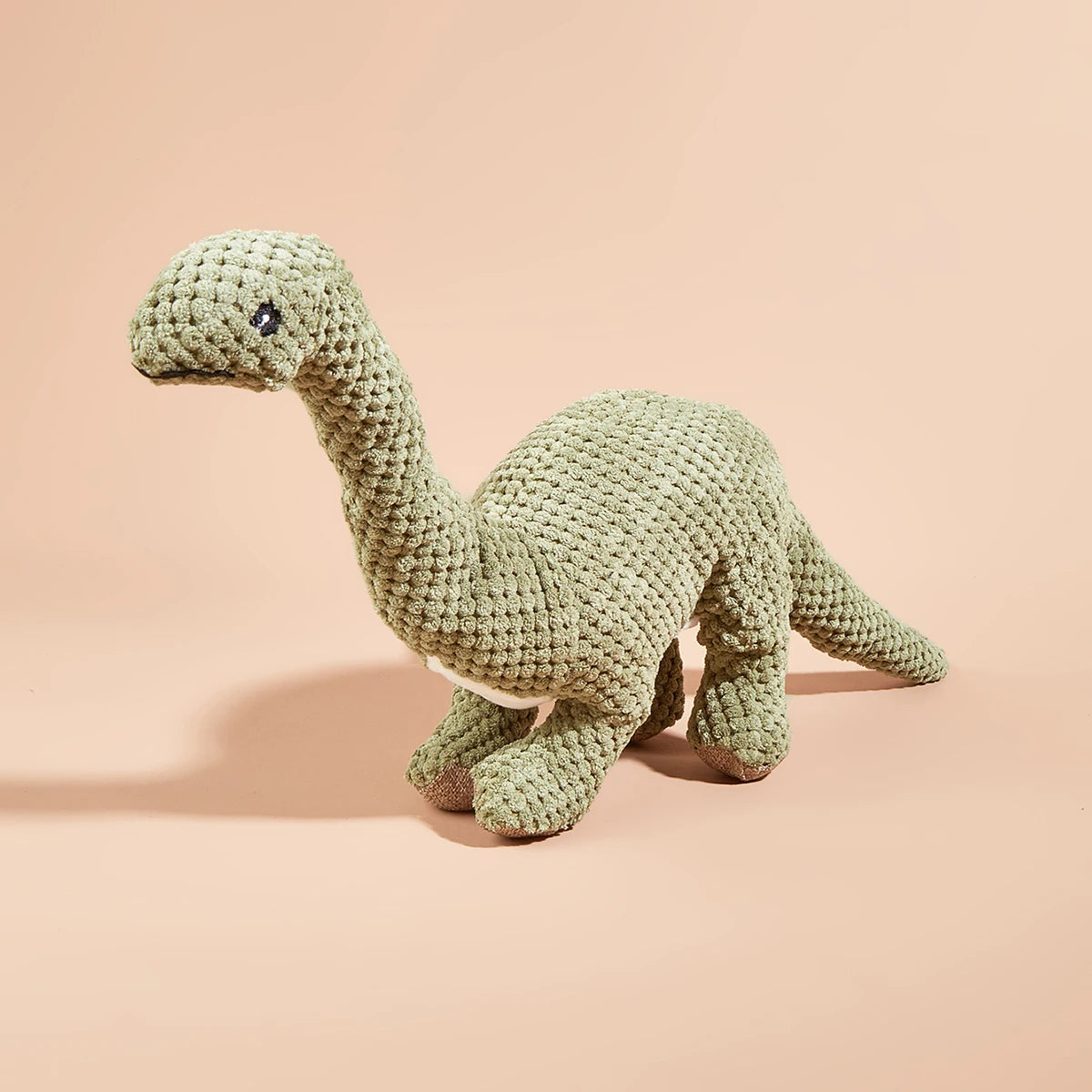 Dinosaur Squeaky Dog Toy - Soft Plush Chew Toy for Small, Medium & Large Dogs