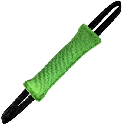 Dog Bite Tug Toy - Durable Flax Training Stick with Non-Slip Rope Handles