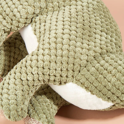 Dinosaur Squeaky Dog Toy - Soft Plush Chew Toy for Small, Medium & Large Dogs