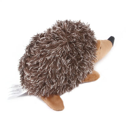 Plush Hedgehog Sound Toy - Interactive Chew & Teeth‑Cleaning Toy for Dogs & Cats