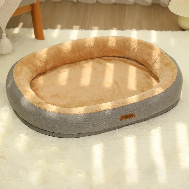 Non‑Slip Winter‑Warm Pet Bed, Removable, Washable Kennel for Cats & Small Dogs