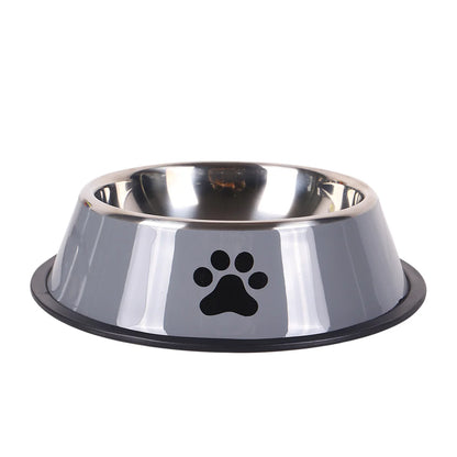 Stainless Steel Dog Bowl – Rust‑Resistant, Slip‑Proof, Dishwasher Safe