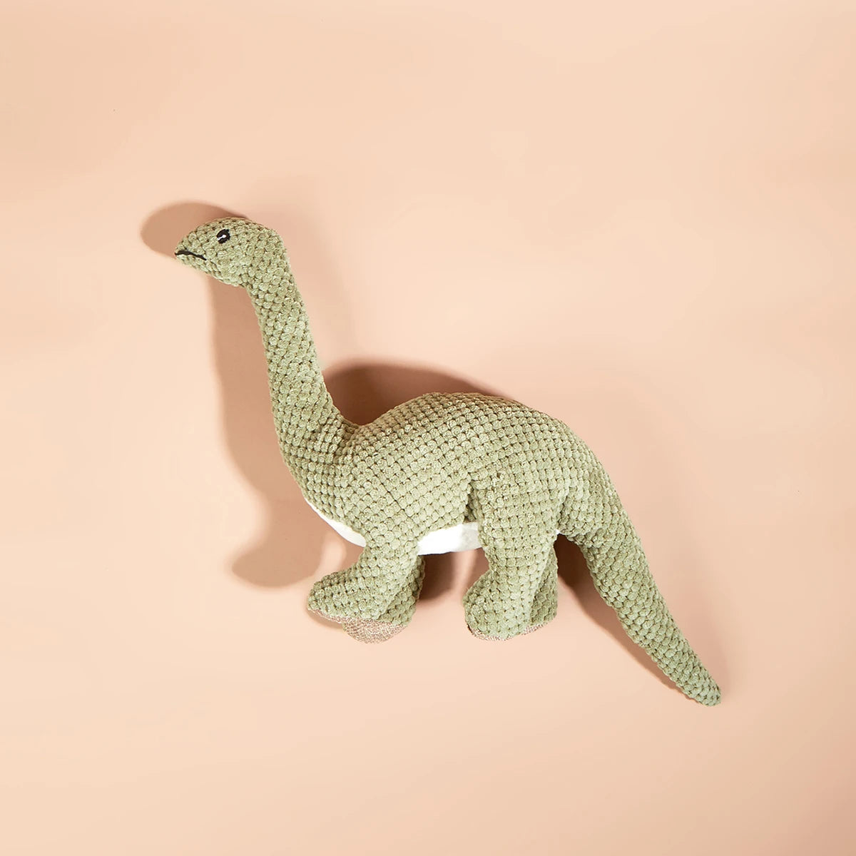 Dinosaur Squeaky Dog Toy - Soft Plush Chew Toy for Small, Medium & Large Dogs