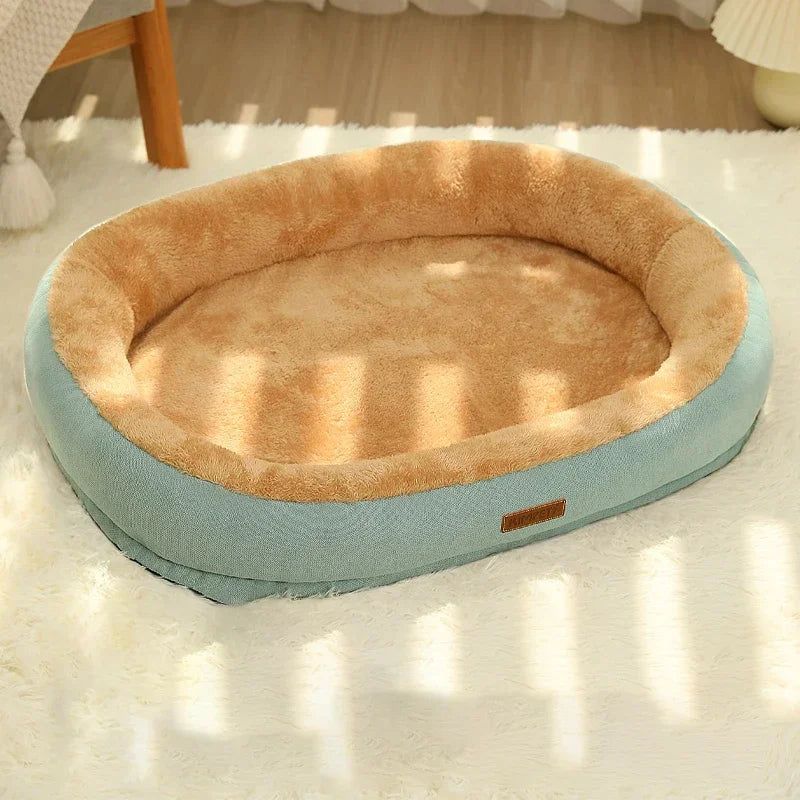 Non‑Slip Winter‑Warm Pet Bed, Removable, Washable Kennel for Cats & Small Dogs