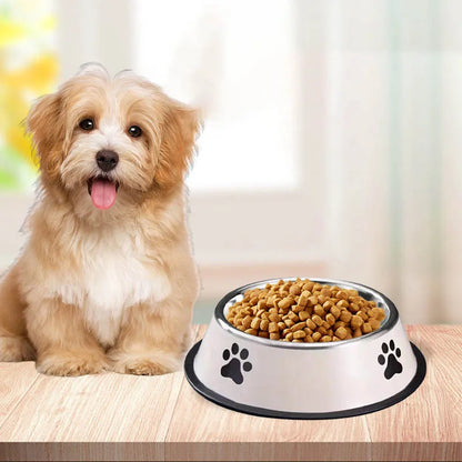 Stainless Steel Dog Bowl – Rust‑Resistant, Slip‑Proof, Dishwasher Safe
