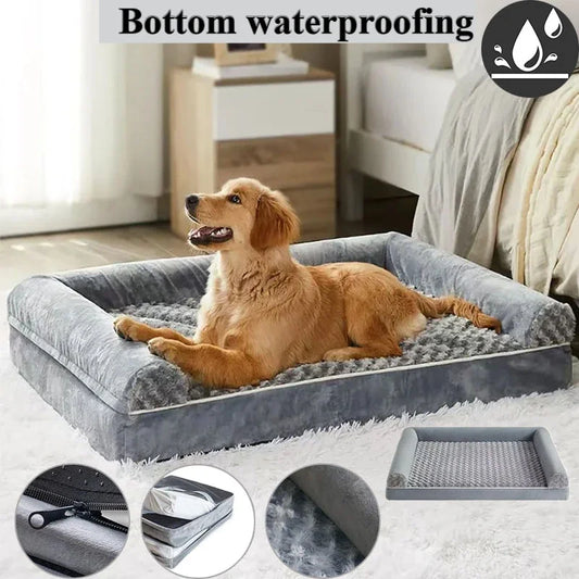 Detachable Plush Dog Bed Mat – Comfortable