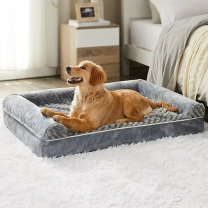 Detachable Plush Dog Bed Mat – Comfortable