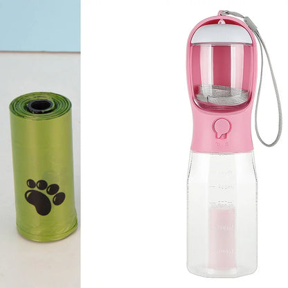 Multifunction Pet Travel Bottle - Portable Water Dispenser - TailTastic Store