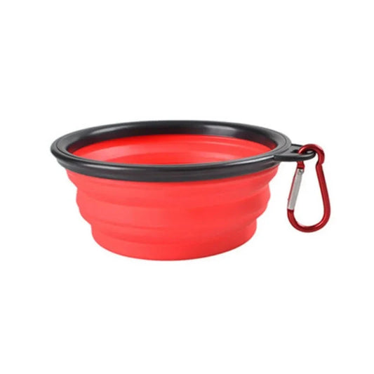 Collapsible Dog Bowl - Portable Travel Water & Food Bowl for Cats & Dogs Accessories TailTastic Store Red 350 ml 