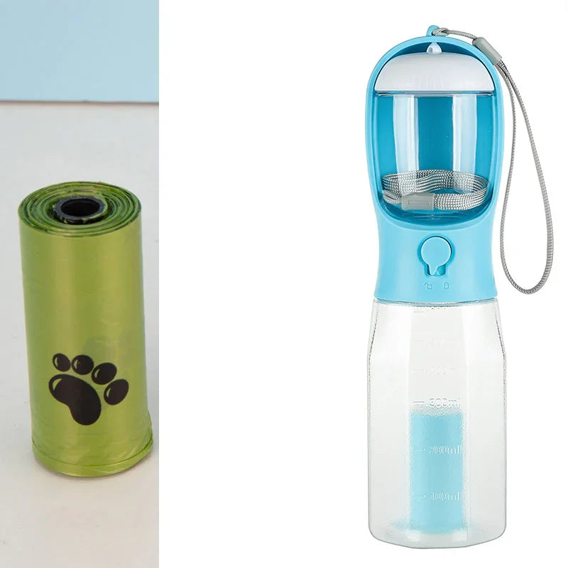 Multifunction Pet Travel Bottle - Portable Water Dispenser - TailTastic Store