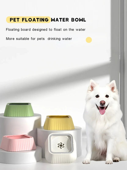 No-Spill Dog Water Bowl - Floating Plate Slow Feeder with Anti-Splash Design Accessories TailTastic Store 
