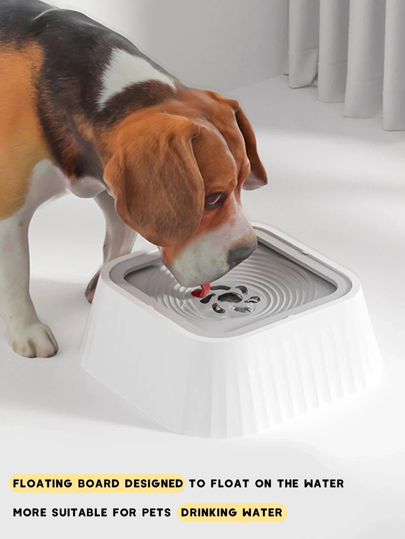 No-Spill Dog Water Bowl - Floating Plate Slow Feeder with Anti-Splash Design Accessories TailTastic Store 