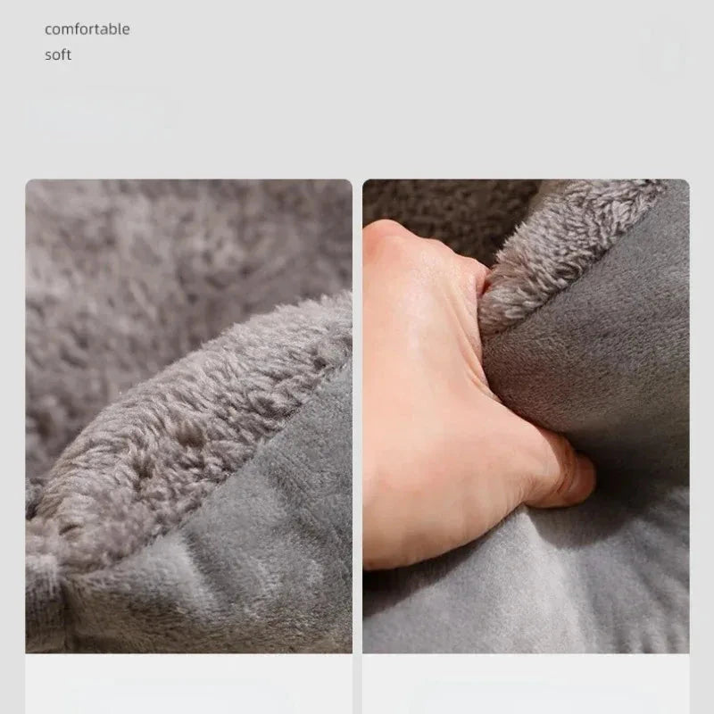 Plush Cat Bed - Soft Breathable Cushion Basket for Cats & Small Dogs Beds TailTastic Store 