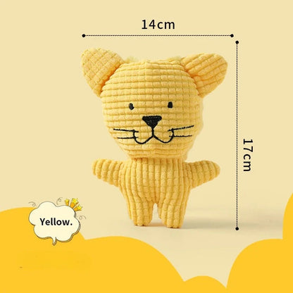 Plush Duck Squeaky Dog Toy – Bite-Resistant Chew Toy for All Dogs Dog toys TailTastic Store Tiger 