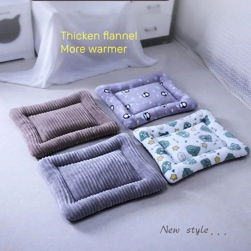 Soft Pet Bed & Mat, Cozy Easy‑Care Lounge for Cats & Dogs Beds TailTastic Store 