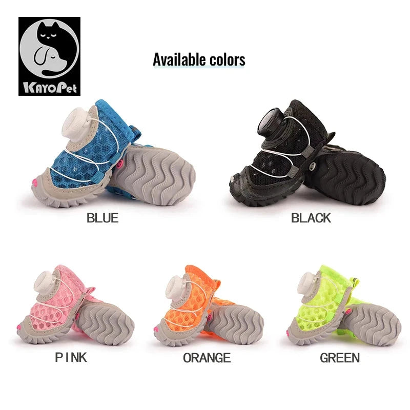 Summer Dog Sandals – Breathable Mesh Shoes with Rotating Buckle for Small Dogs Accessories TailTastic Store 