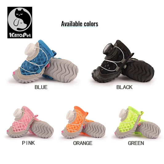 Summer Dog Sandals – Breathable Mesh Shoes with Rotating Buckle for Small Dogs Accessories TailTastic Store 